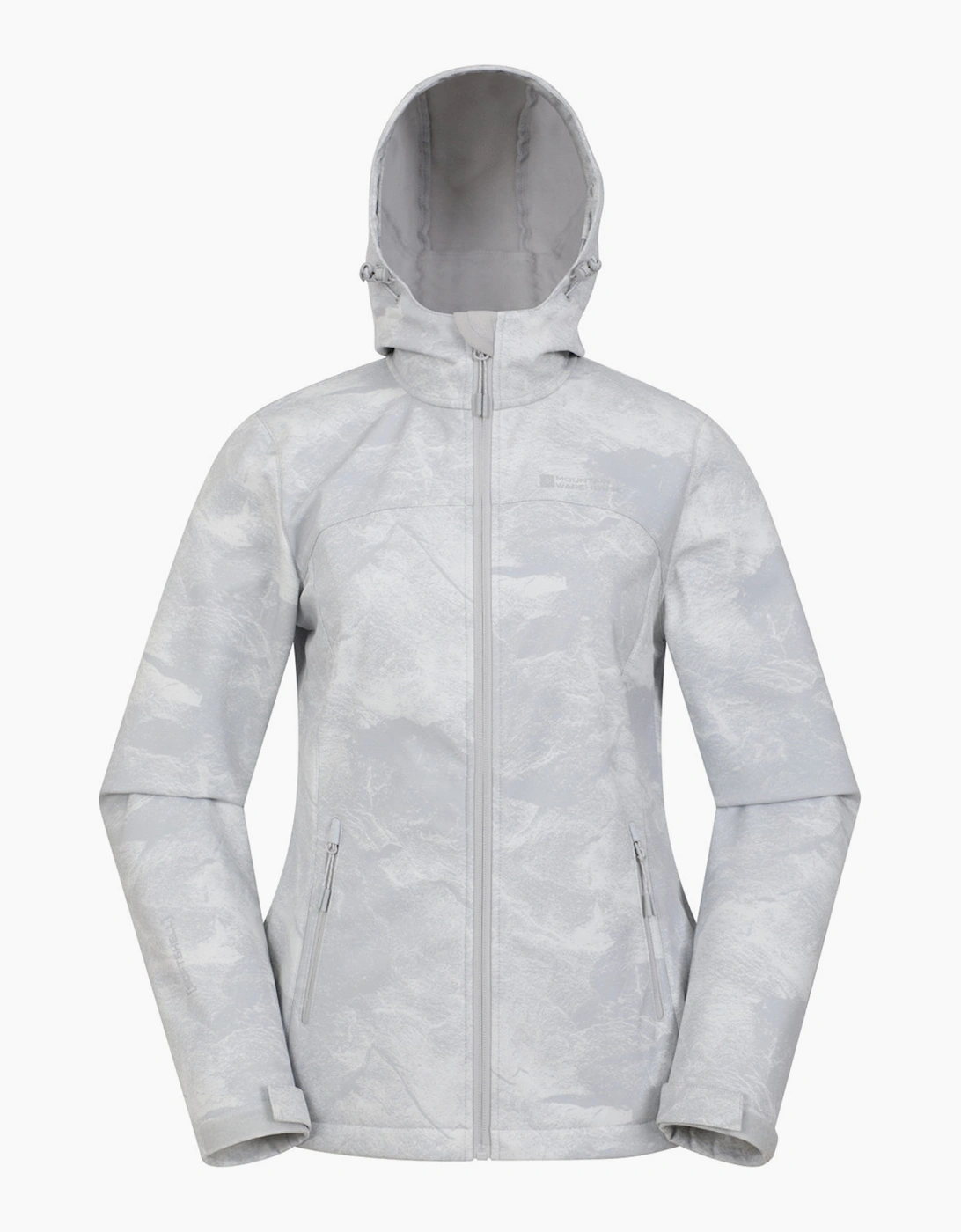 Mountain Warehouse Womens/Ladies Exodus Printed Water Resistant Soft Shell Jacket