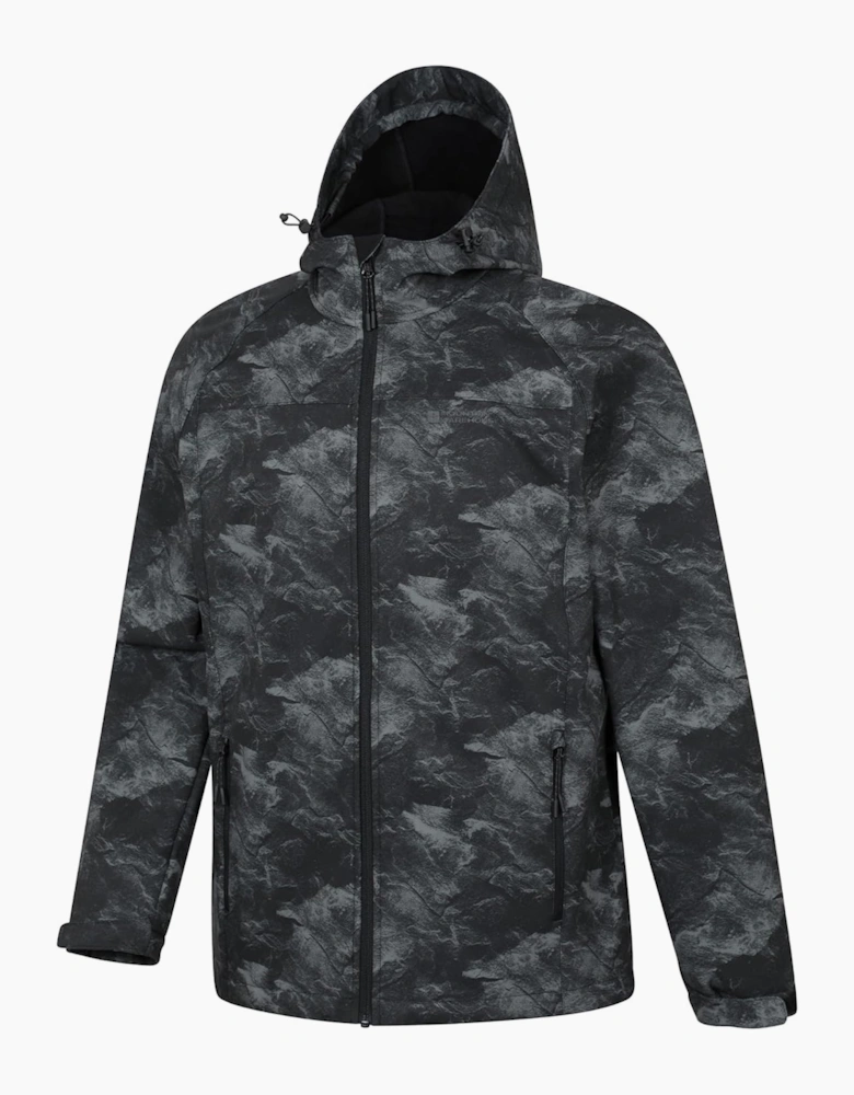 Mountain Warehouse Mens Exodus Showerproof Soft Shell Jacket