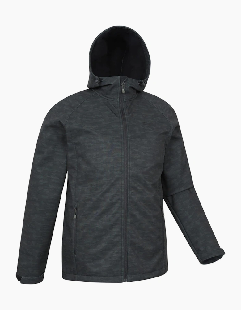 Mountain Warehouse Mens Exodus Showerproof Soft Shell Jacket