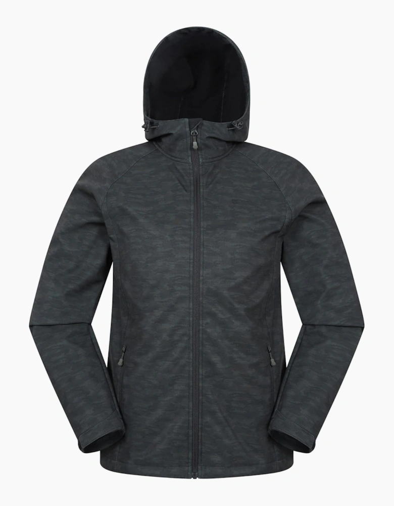 Mountain Warehouse Mens Exodus Showerproof Soft Shell Jacket