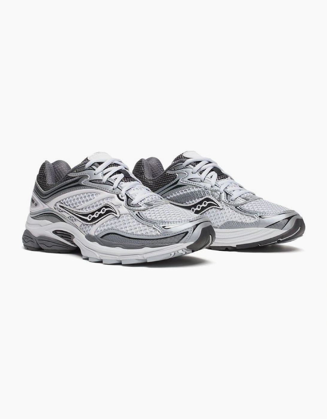 Saucony Women's Grey Progrid Omni 9 Microchip Trainers