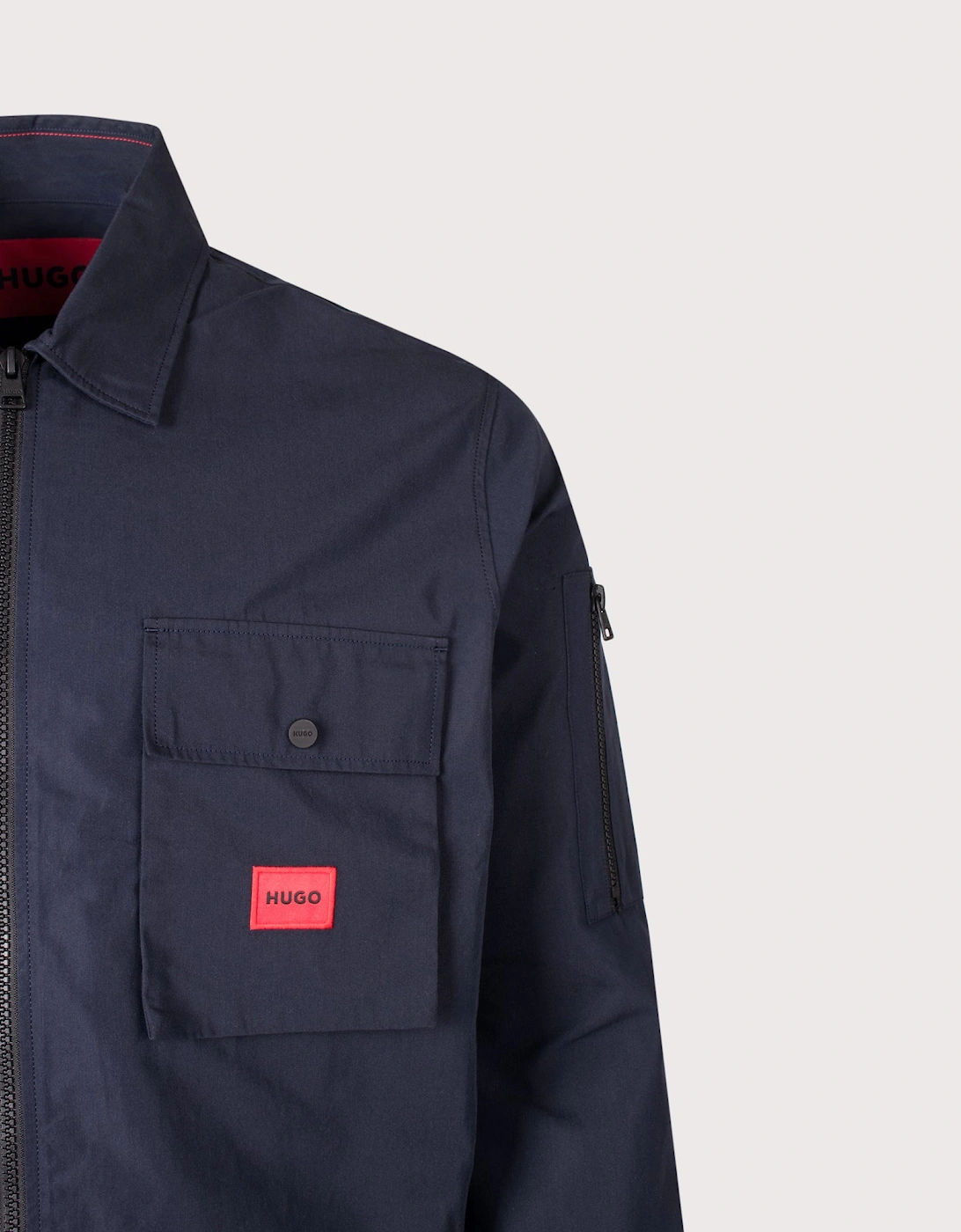 Relaxed Fit Emmond Zip Through Overshirt
