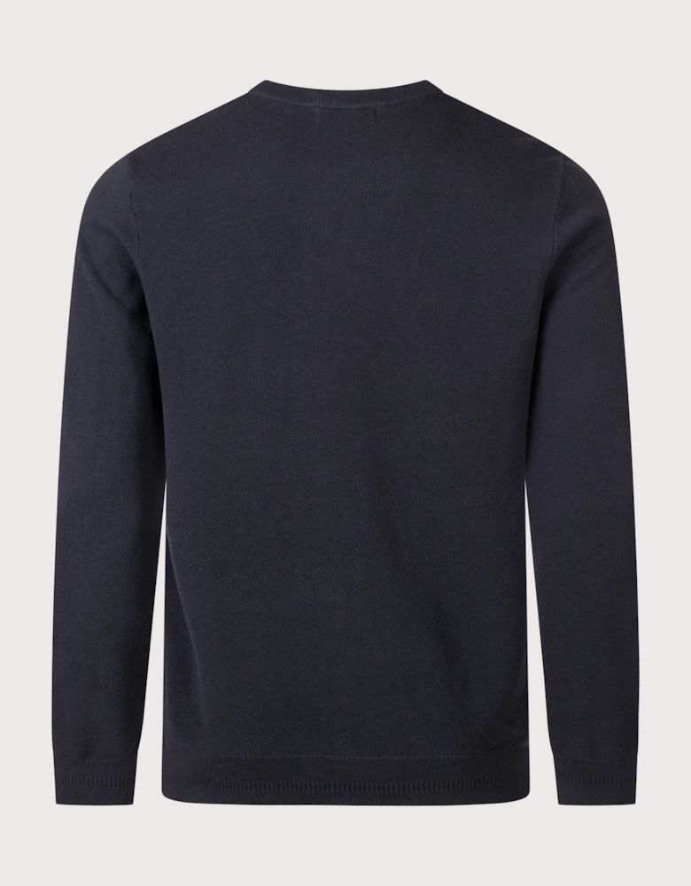 Regular Fit Piqué Stitch Jumper