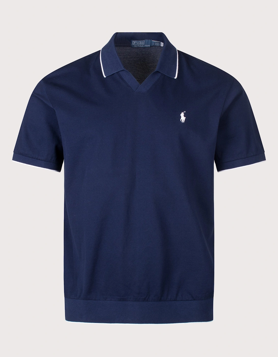 Regular Fit Jacquard Mesh Polo Shirt