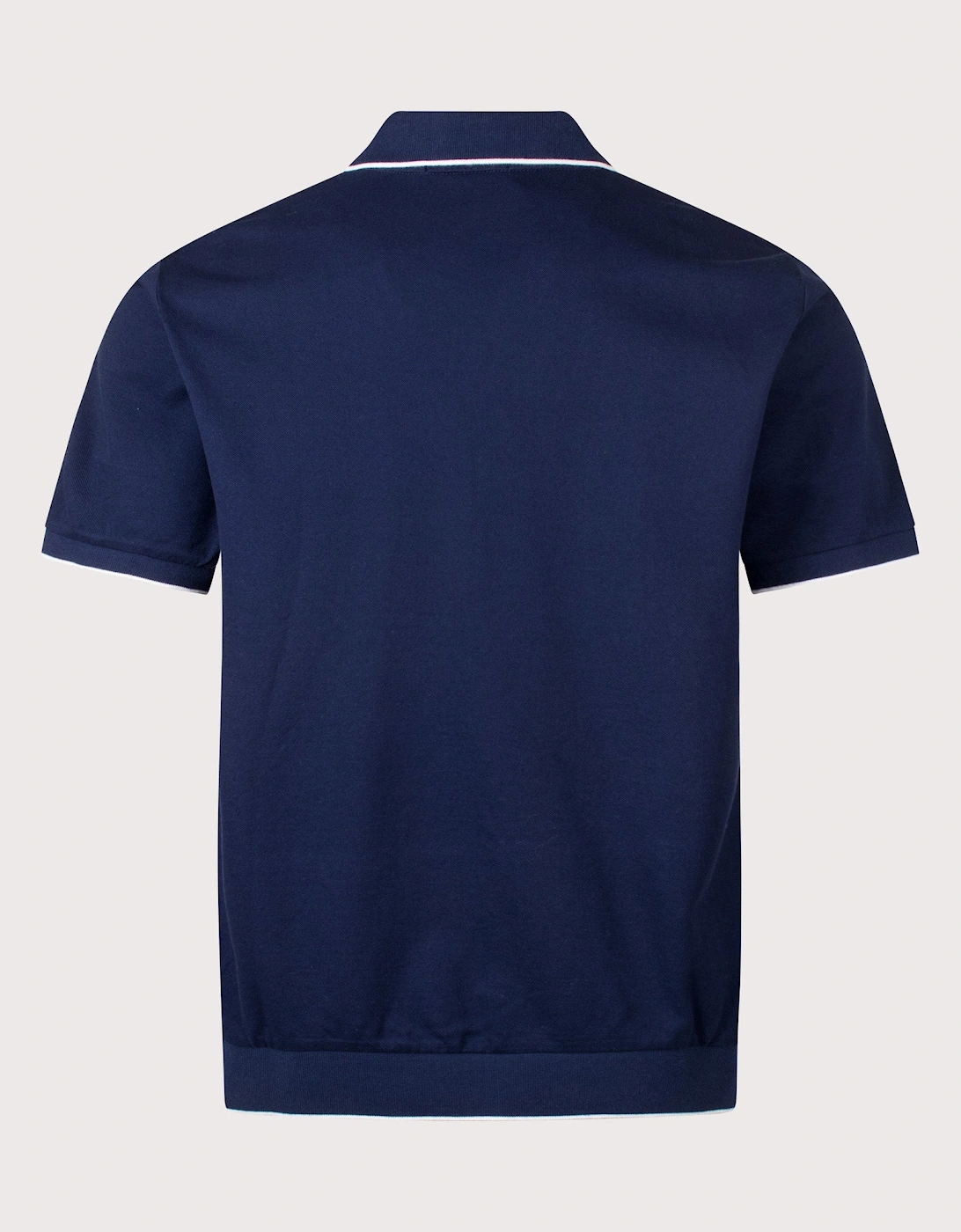 Regular Fit Jacquard Mesh Polo Shirt