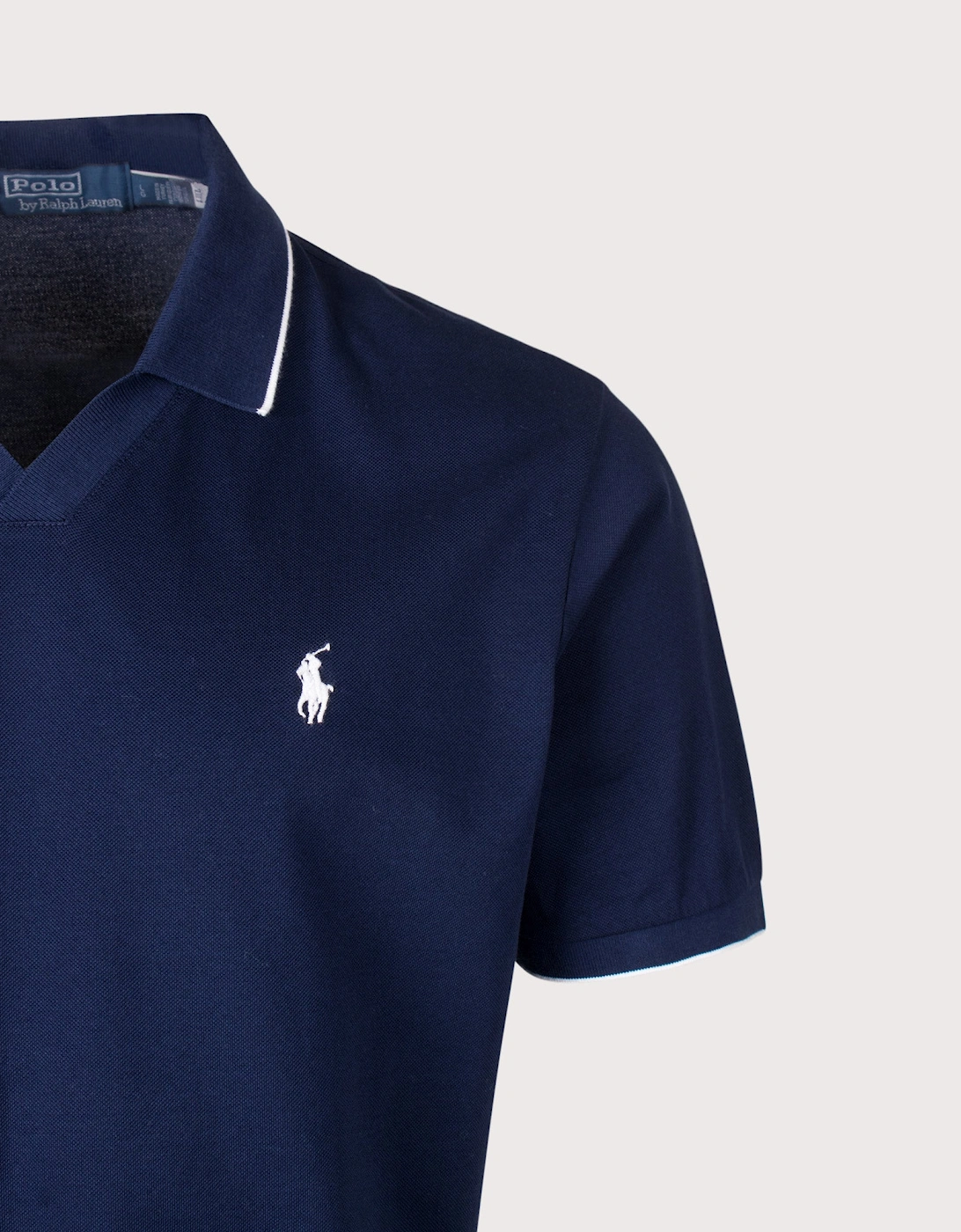 Regular Fit Jacquard Mesh Polo Shirt