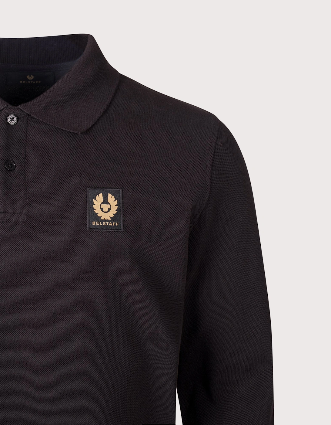 Regular Fit Belstaff Long Sleeved Polo Shirt