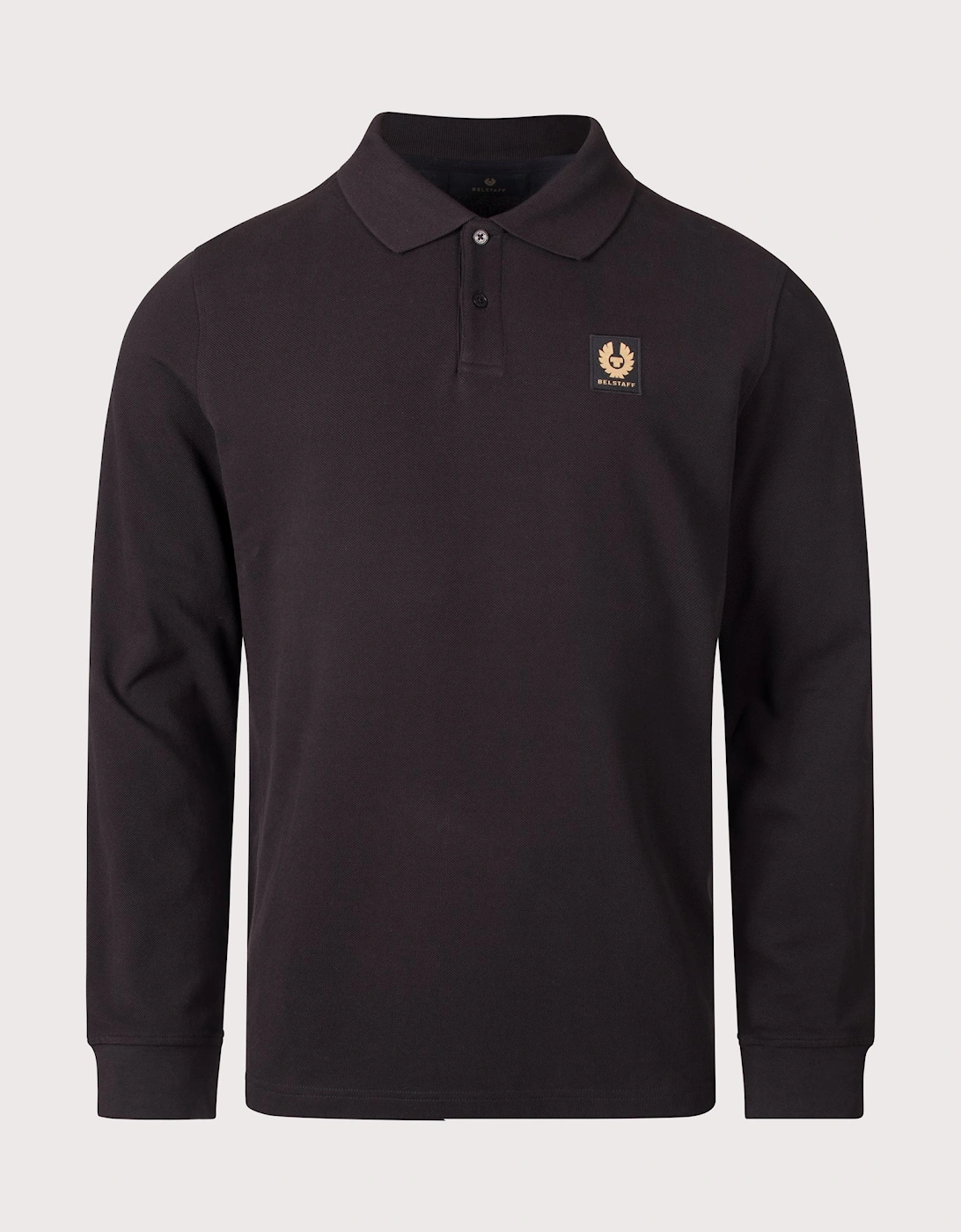 Regular Fit Belstaff Long Sleeved Polo Shirt, 4 of 3