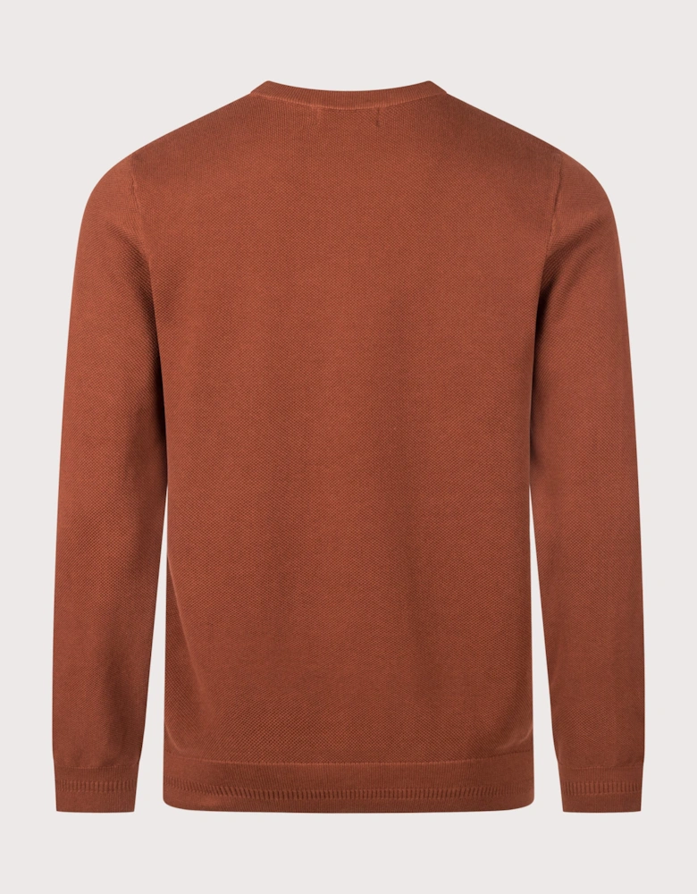 Regular Fit Piqué Stitch Jumper