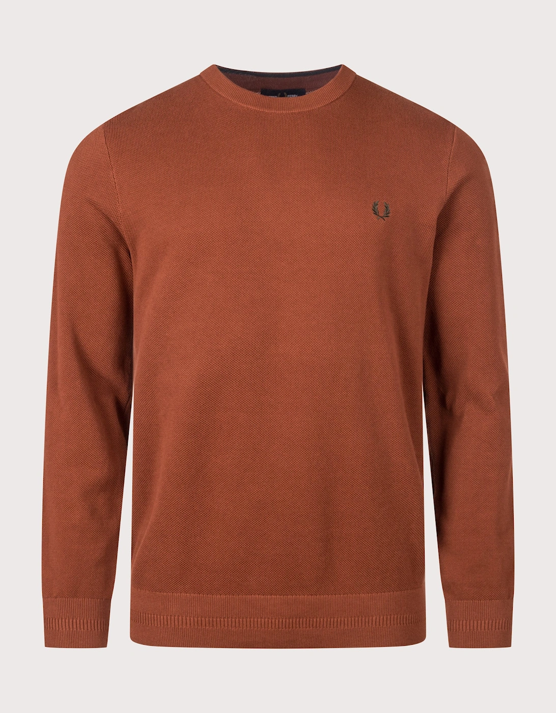 Regular Fit Piqué Stitch Jumper