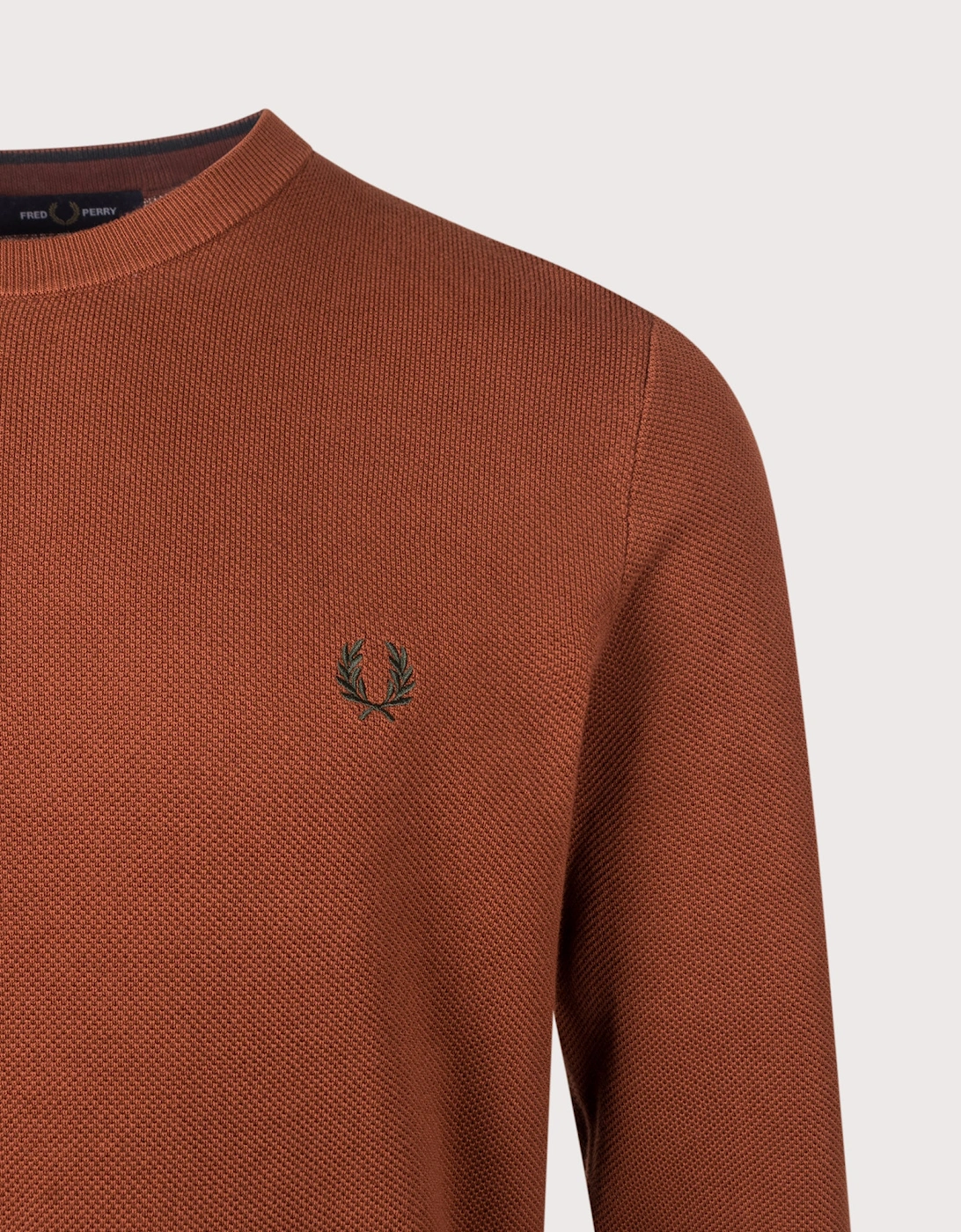 Regular Fit Piqué Stitch Jumper