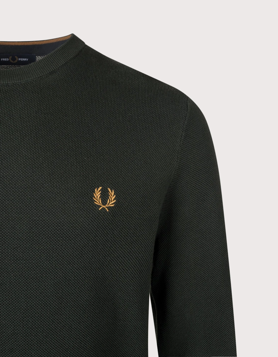 Regular Fit Piqué Stitch Jumper