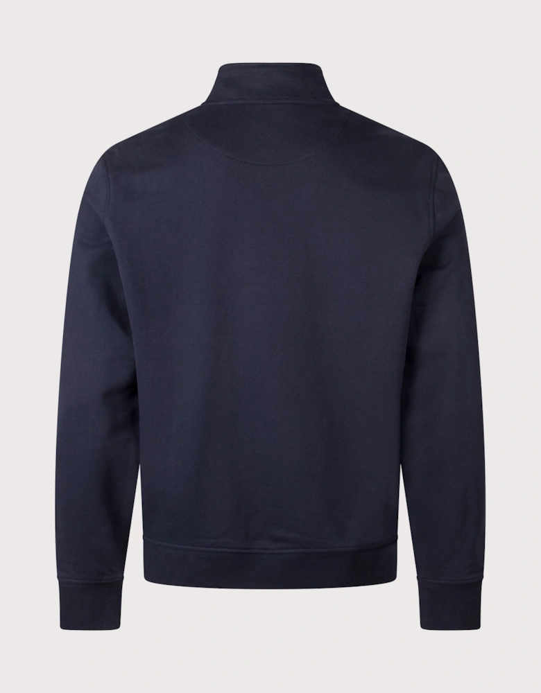 Regular Fit Belstaff Quarter Zip Sweatshirt