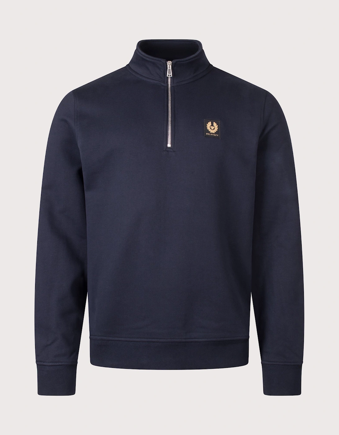 Regular Fit Belstaff Quarter Zip Sweatshirt, 4 of 3