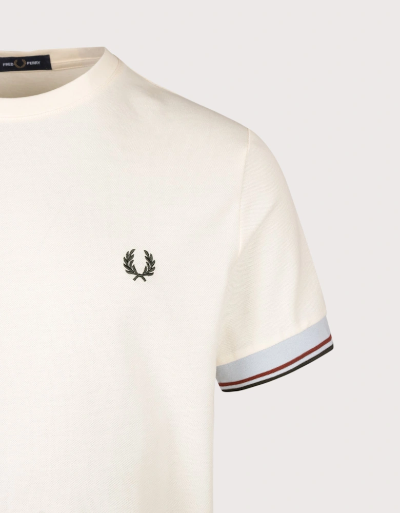 Regular Fit Twin Tipped Cuff T-Shirt