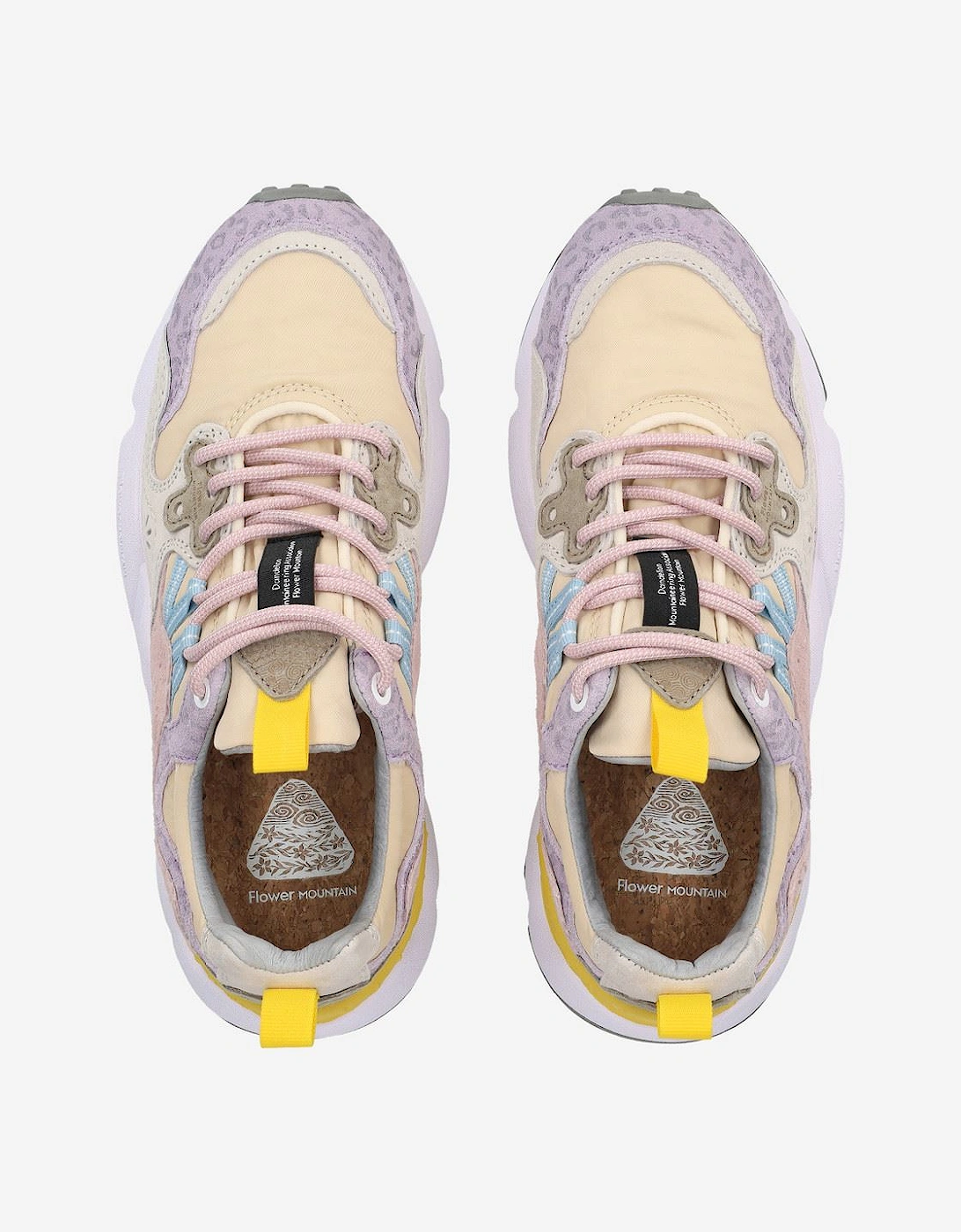 Flower Mountain Yamano 3 Women's Lilac/Blush/Cream Trainers