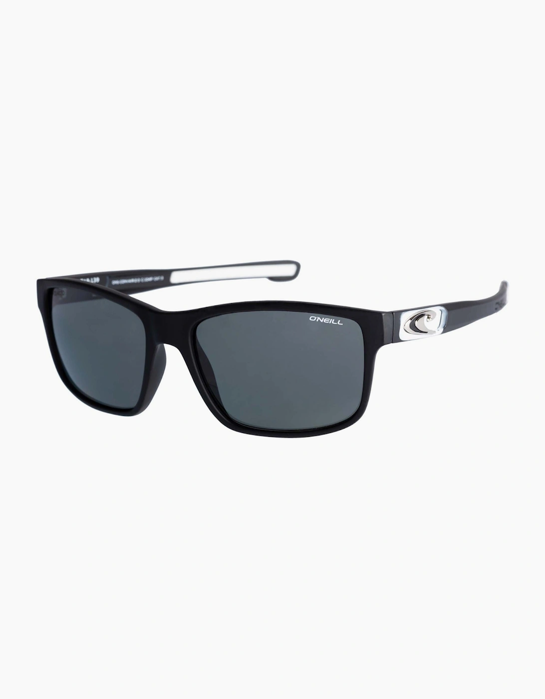 O'neill Men's Matte Black Solid Smoke Convair 2.0 Classic Cut Polarised Sunglasses - Size One Size