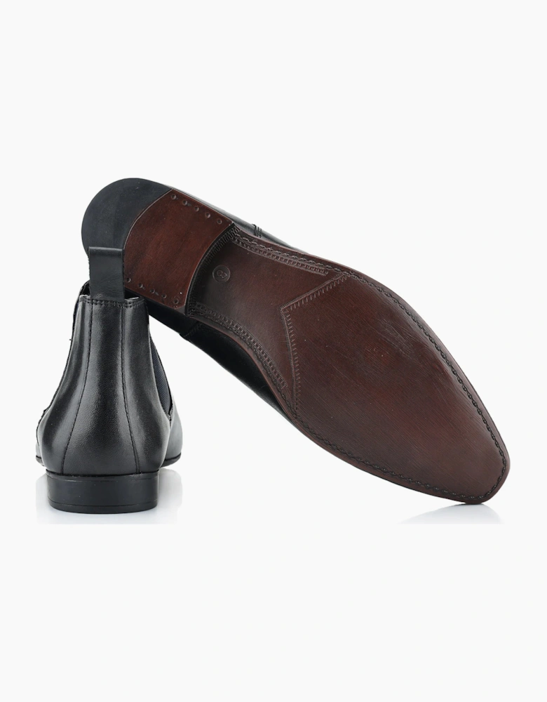 Silver Street London CARNABY Mens Chelsea Boots Black