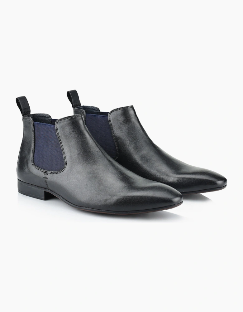 Silver Street London CARNABY Mens Chelsea Boots Black