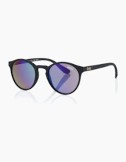 Rubberised Black/Oil Slick Mirror