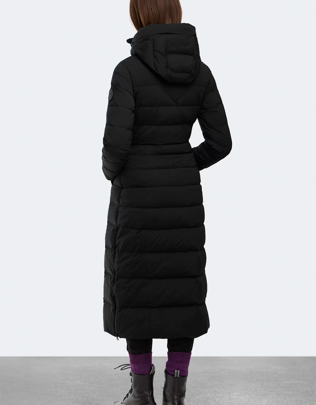 Womens Clair Long Coat Black