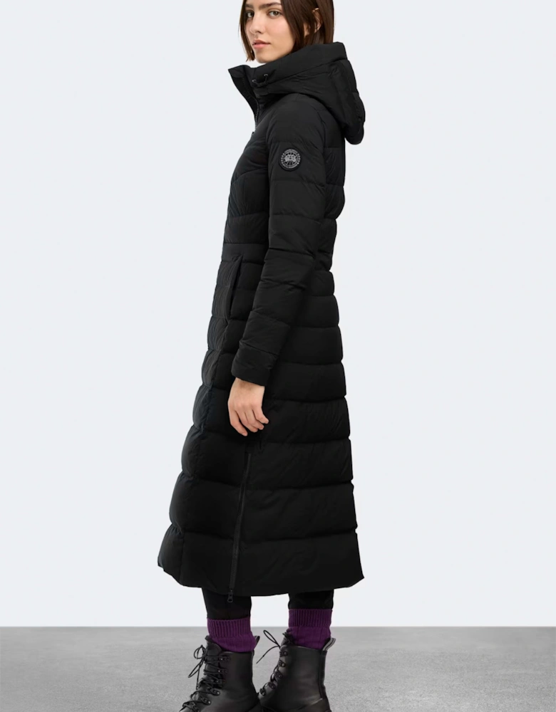 Womens Clair Long Coat Black