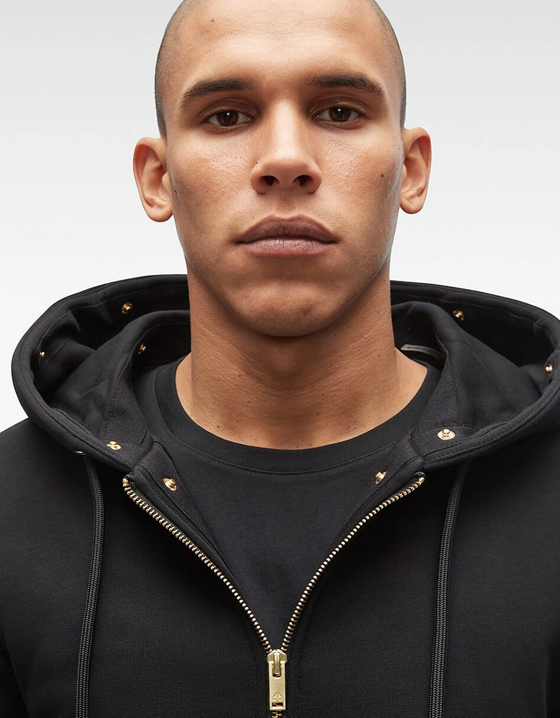 Classic Bunny Gold Hooded Black