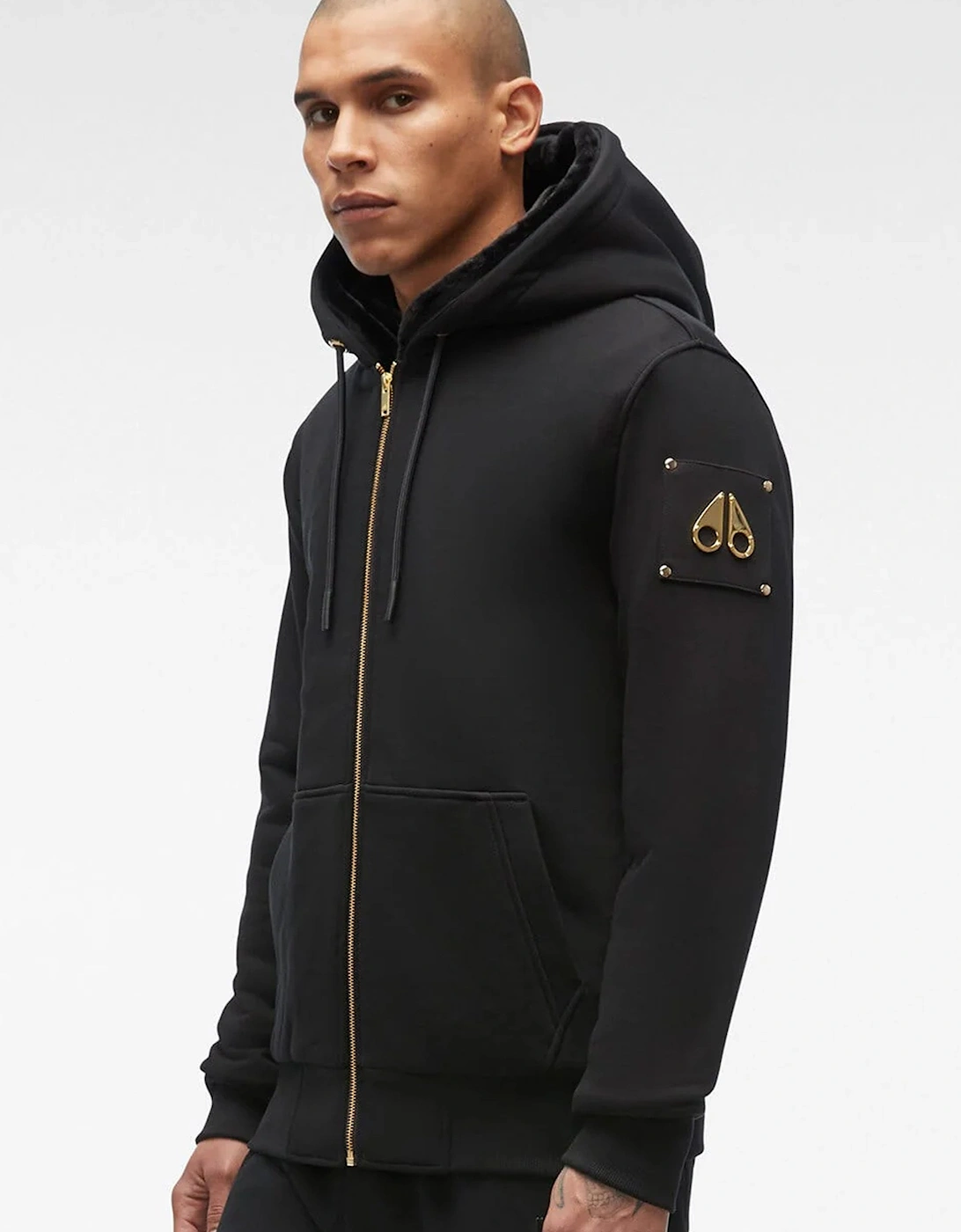 Classic Bunny Gold Hooded Black