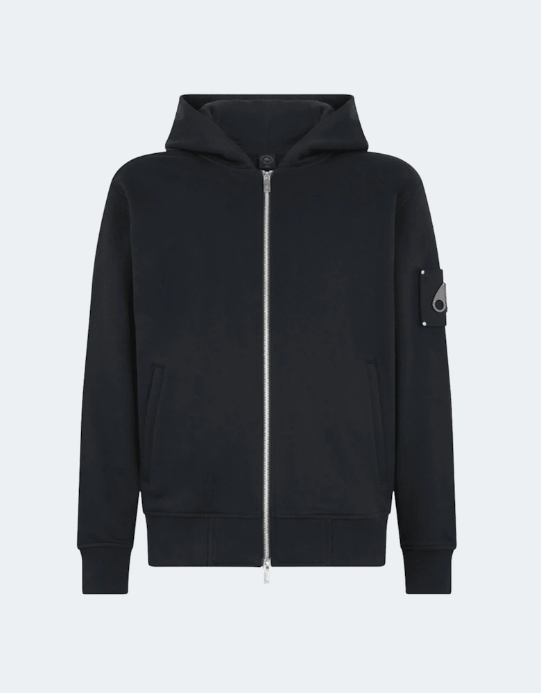 Hartsfield Zip Up Hoodie Black
