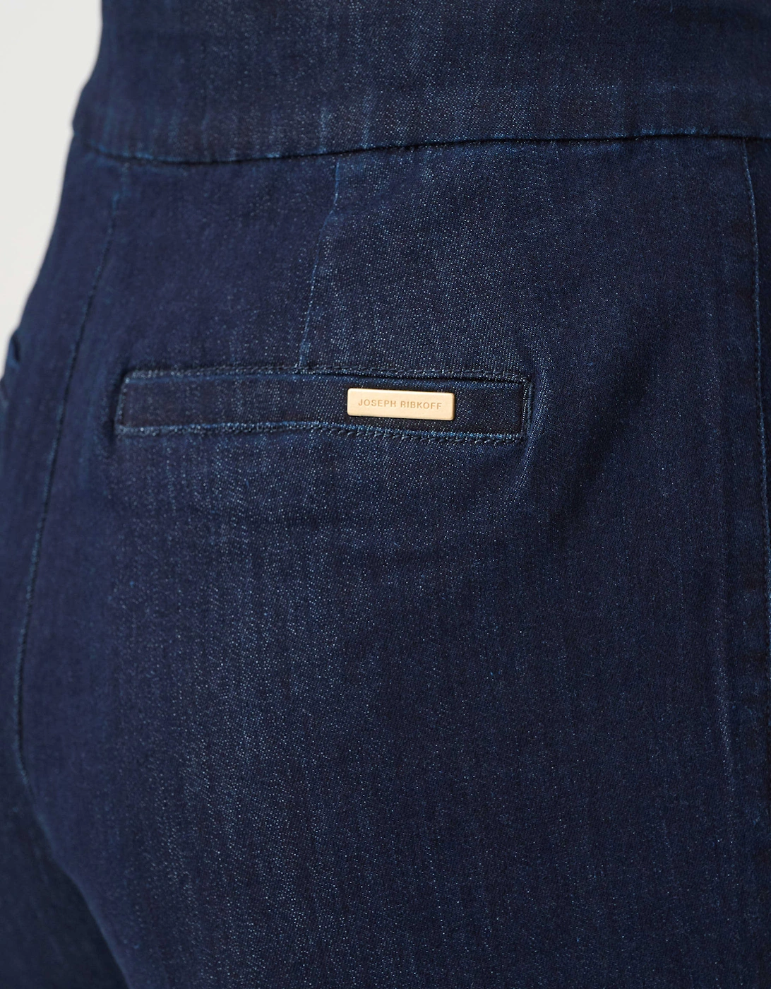 Chloe: stretch denim high rise wide leg jeans