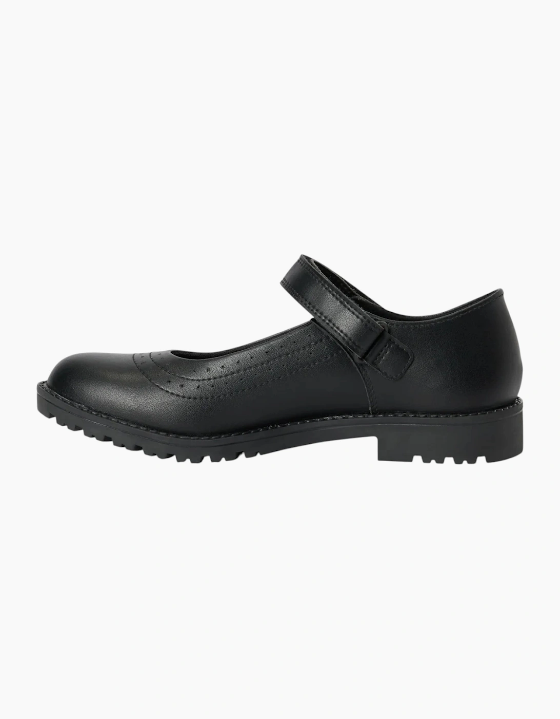 Kickers Girls School Shoes Infants Lachly Mary Jane Leather Touch Fastening UK S