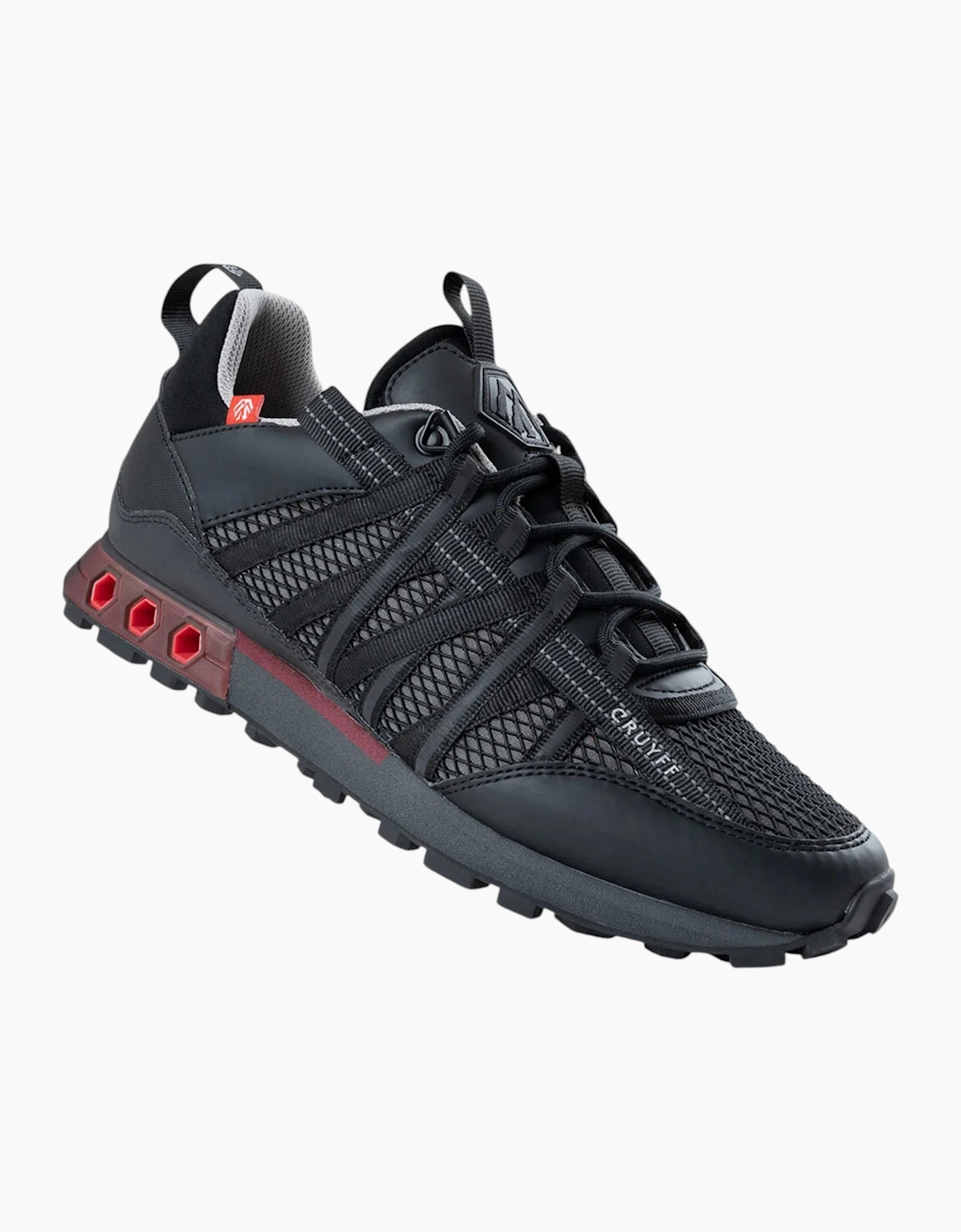 CRUYFF Mens Trainers Fearia Hex Monserrat Lace Up Black UK Size