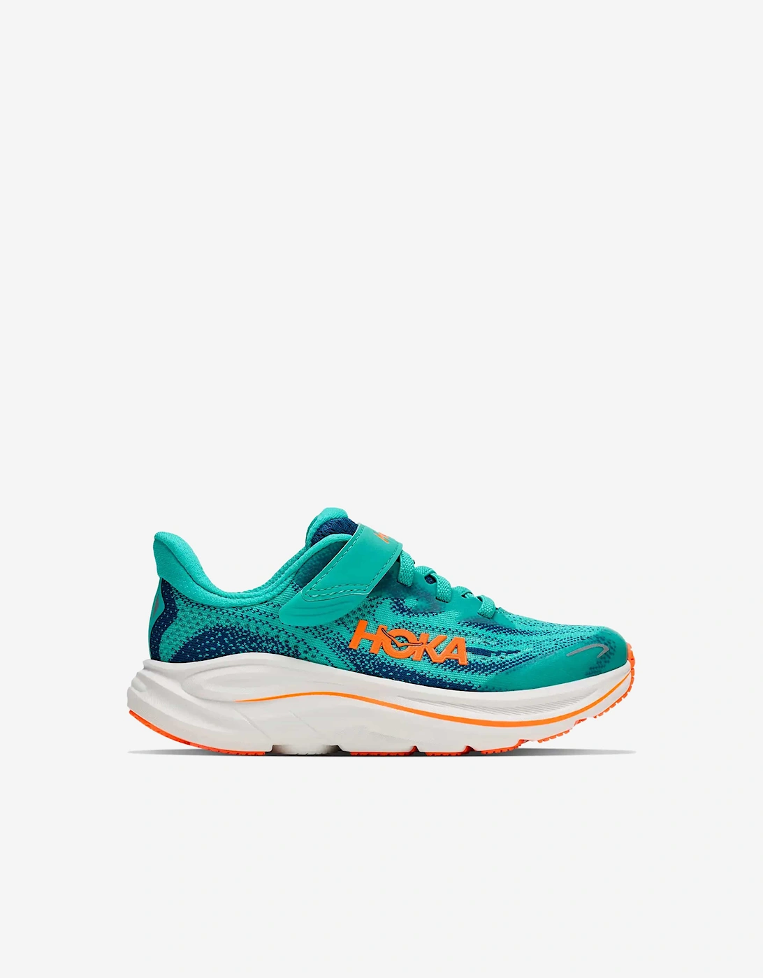 HOKA Kids Clifton 10 Trainers in Blue, 7 of 6
