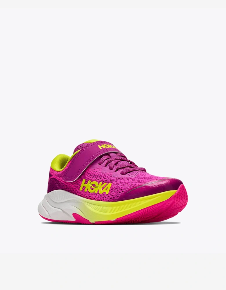 HOKA Girls Rincon 4 Trainers in Pink