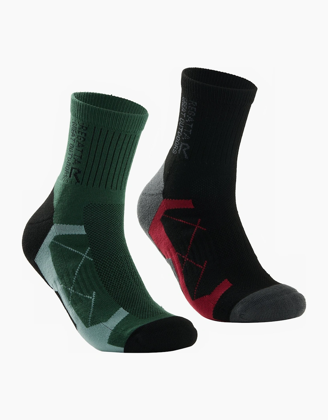 Regatta Mens Outdoor Active 2 Pack Walking Socks