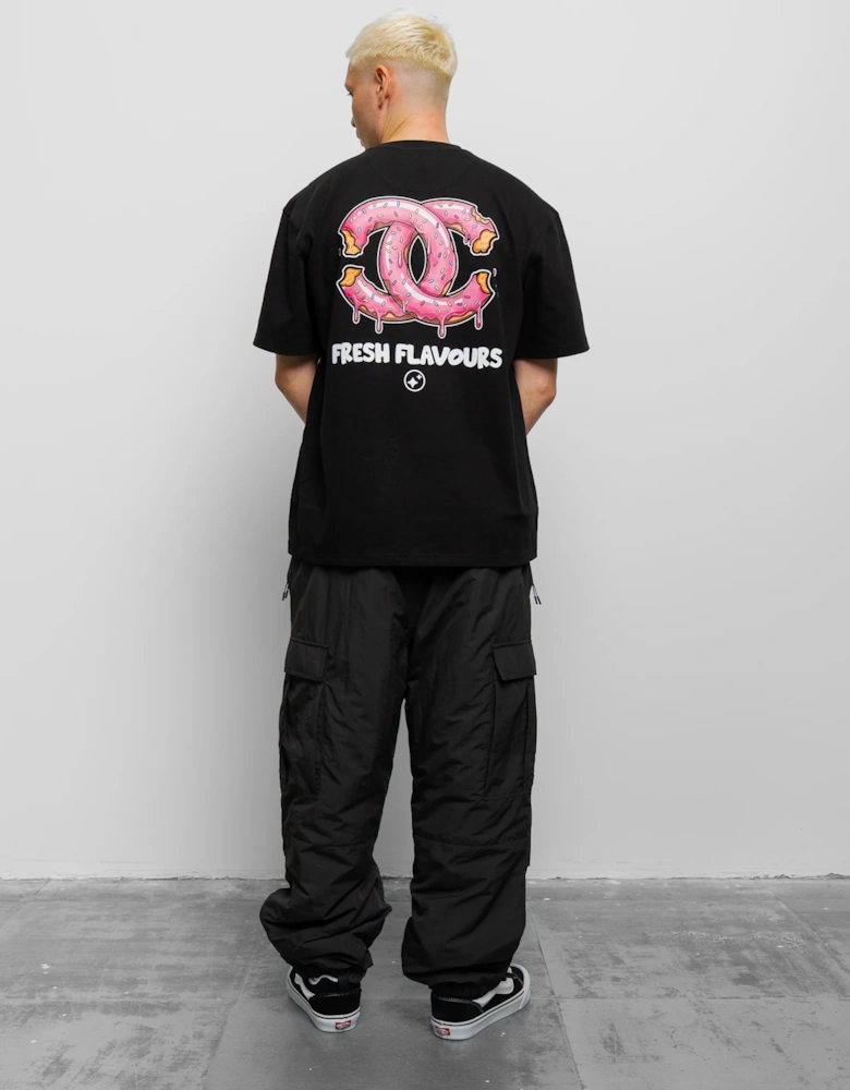 Fresh Flavours Chomp Oversized T-Shirt - Black