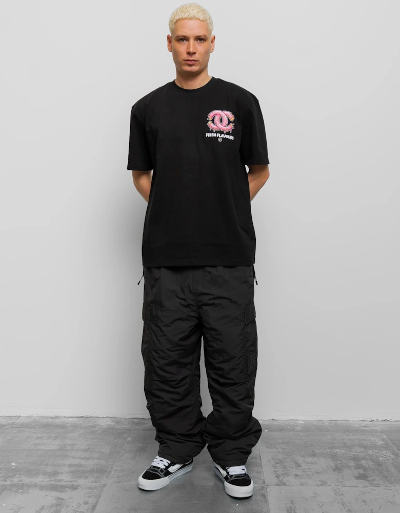 Fresh Flavours Chomp Oversized T-Shirt - Black