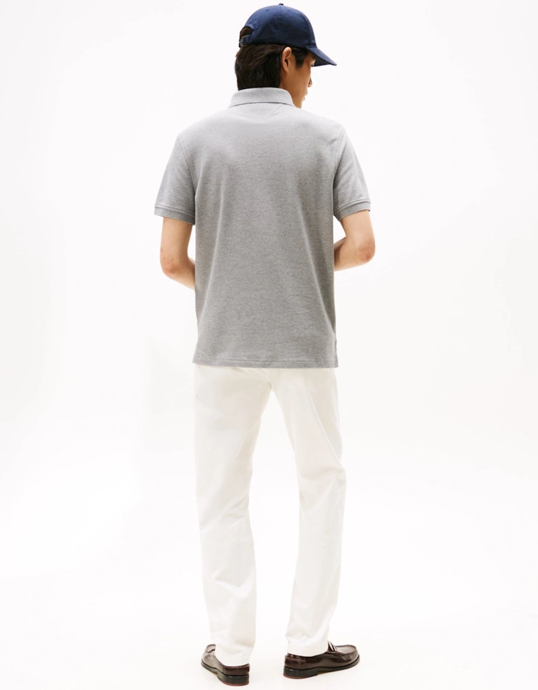 Tommy Hilfiger 1985 Regular Fit Mens Polo - Medium Grey Heather
