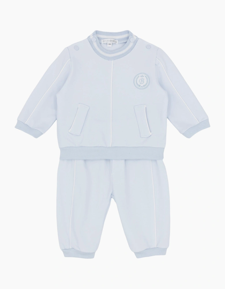 Boys Pale Blue Jogsuit
