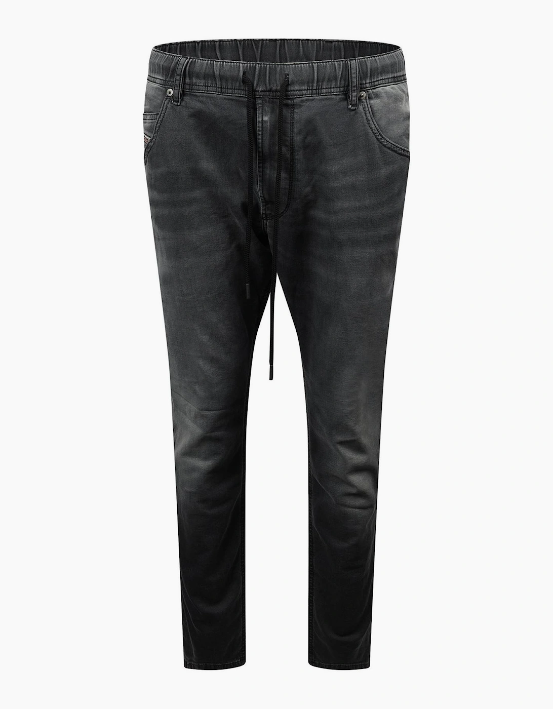 Diesel Men's Black Krooley Ne Sweat Tapered Jeans - Size: 38/32