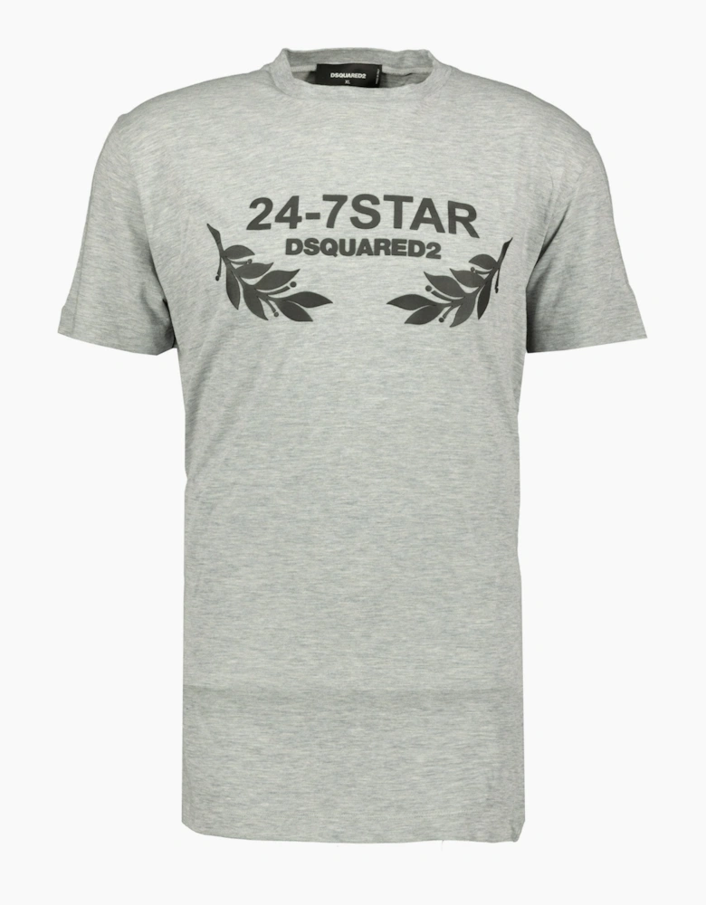 DSquared2 Logo Printed T-Shirt Grey