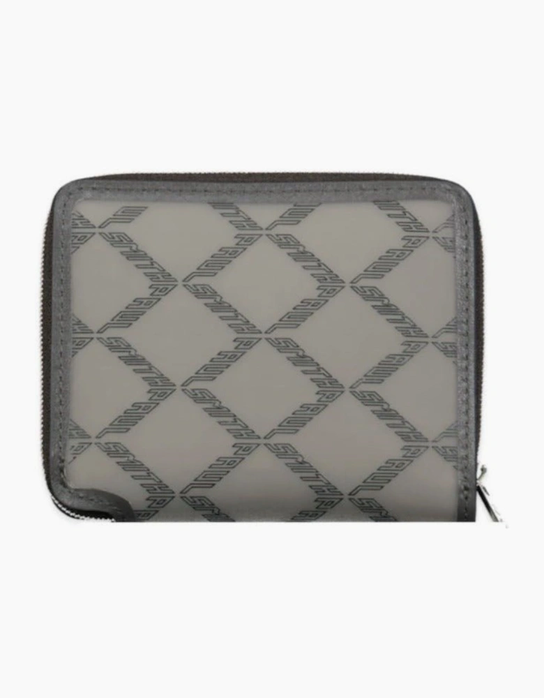 Paul Smith Logo Pattern Zipped Wallet