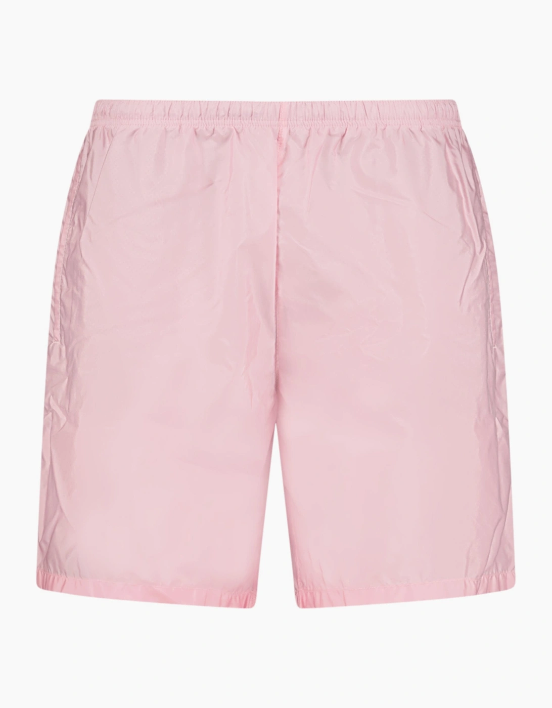 Prada Black Logo Swim Shorts Pink