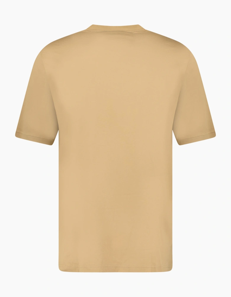 Burberry 'Ellison' Logo Print T-Shirt Beige