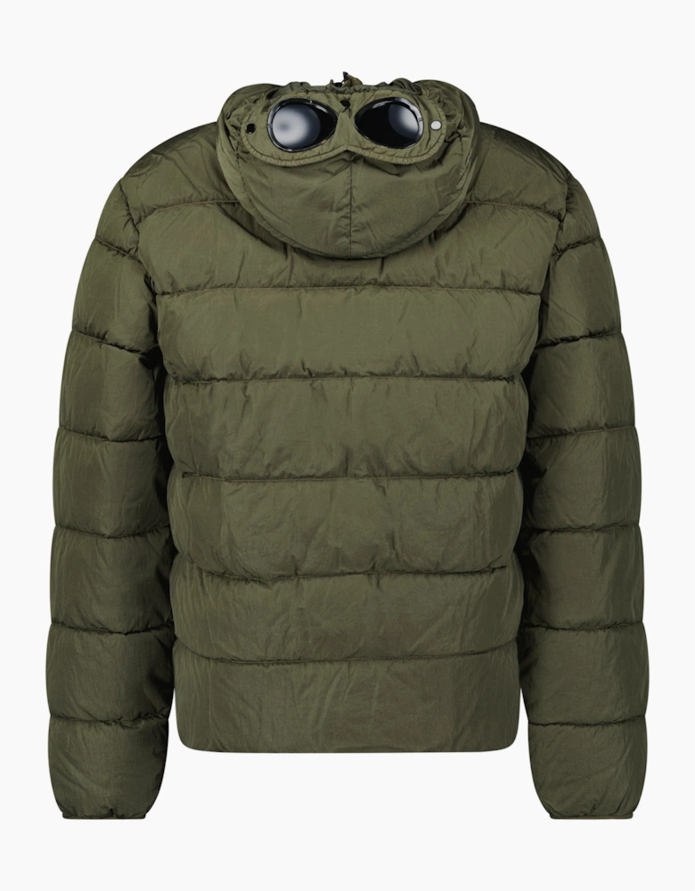CP Company Chrome - R Goggle Down Jacket Khaki