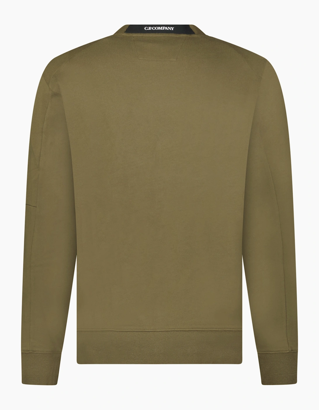 CP Company Diagonal Raised Lens Sweatshirt Khaki