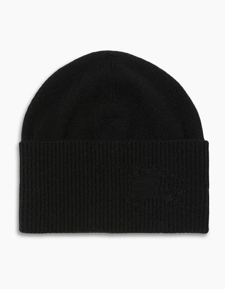 Burberry Logo Cashmere EKD Beanie Black