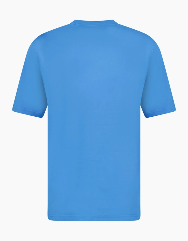 Burberry 'Ellison' Logo Print T-Shirt Blue