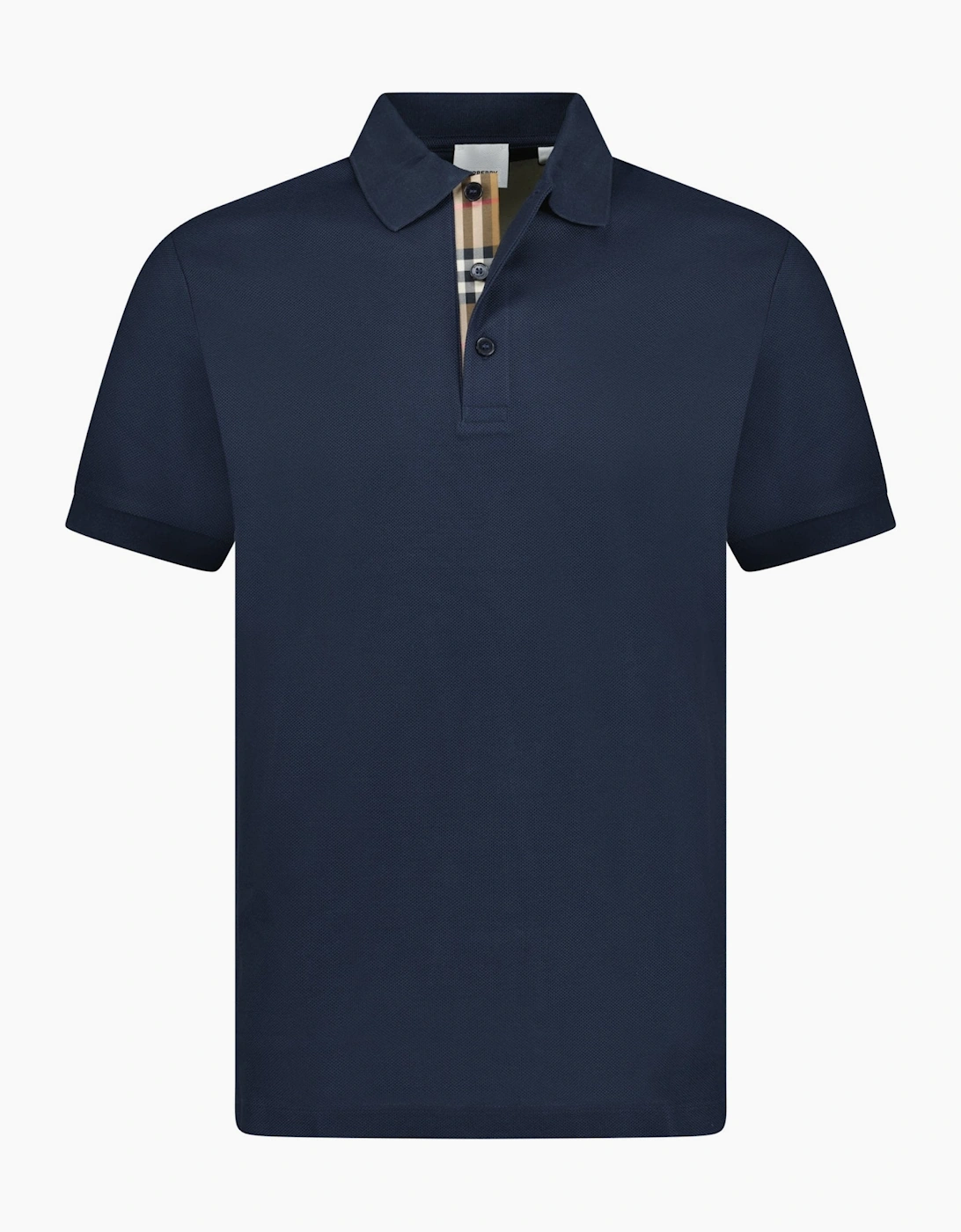 Burberry 'Hartford' Check Polo Navy