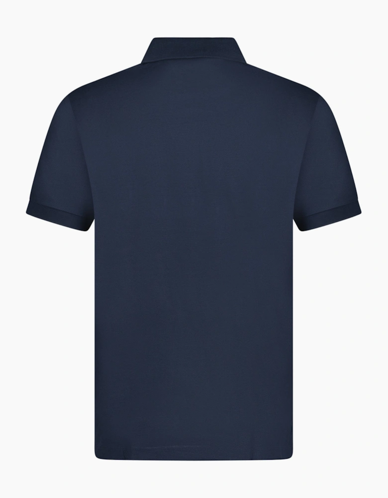 Burberry 'Hartford' Check Polo Navy